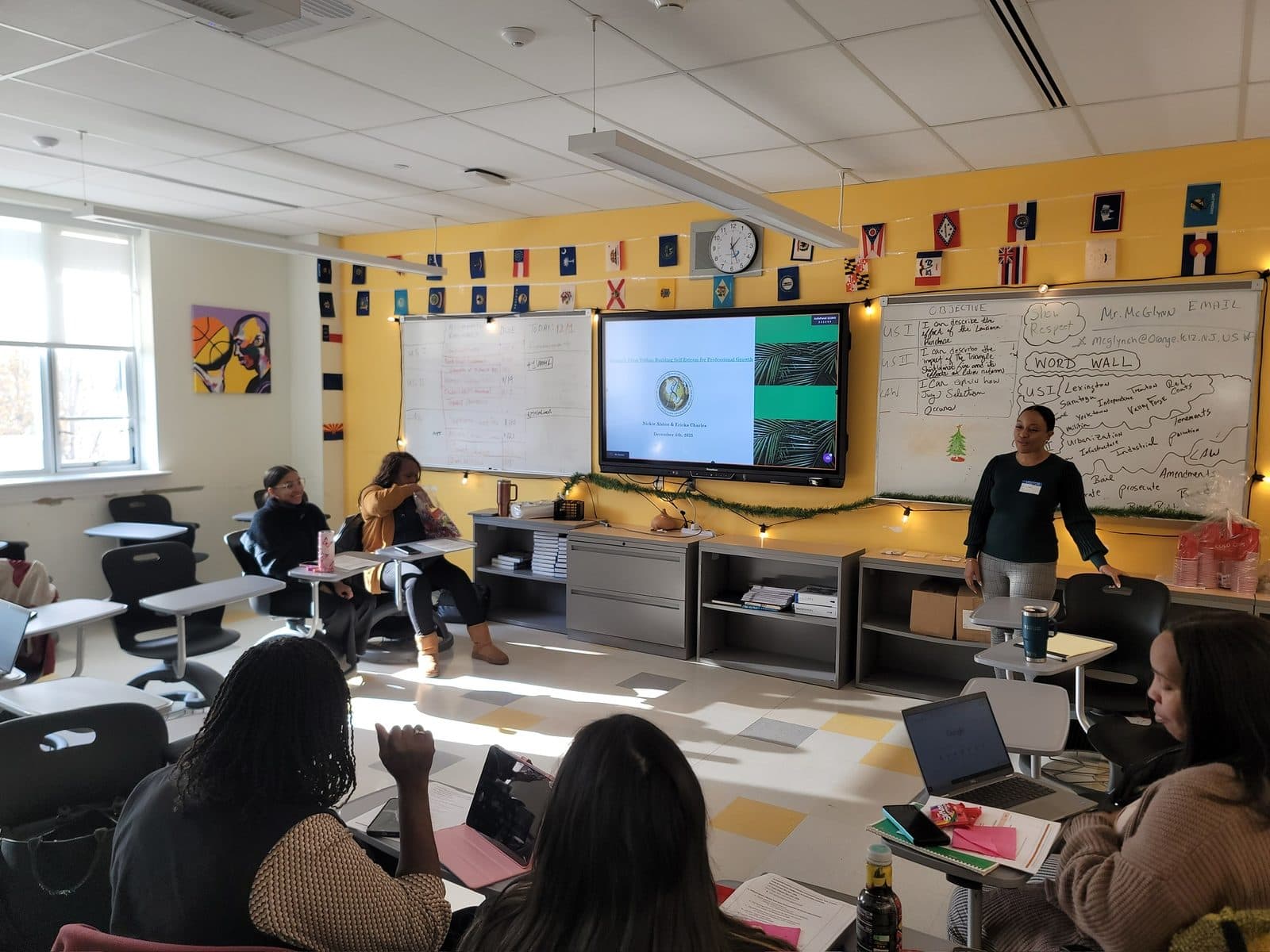 A self-esteem workshop in an Orange School District classroom